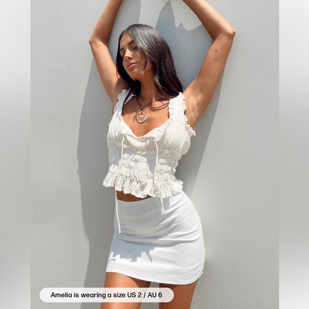 Princess Polly White Pencil Skirt - never worn